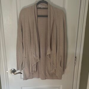 Barefoot Dreams CozyChic Ultra Lite Tan Cardigan